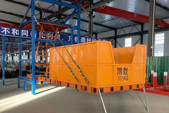 Cantilever Material Unloading Platform