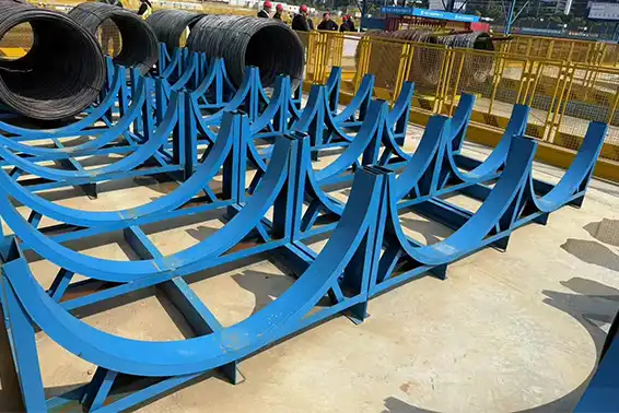 Rebar Coil Storage Cradle Rack Rebar Coil Storage Cradle Rack