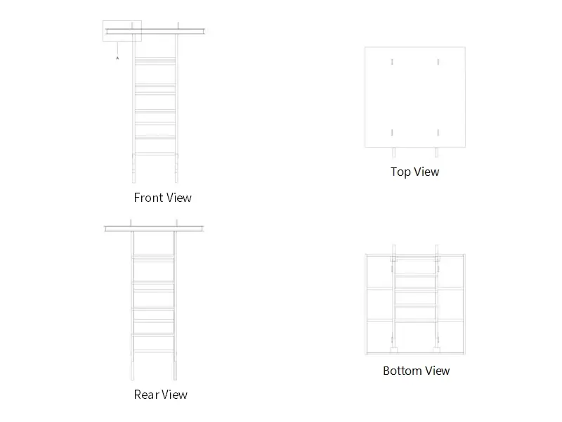 Hebei Xinjiuyi Patent for Elevator Shaft Working Platform Detail View