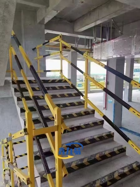 Temporary Construction Stair Guardrail