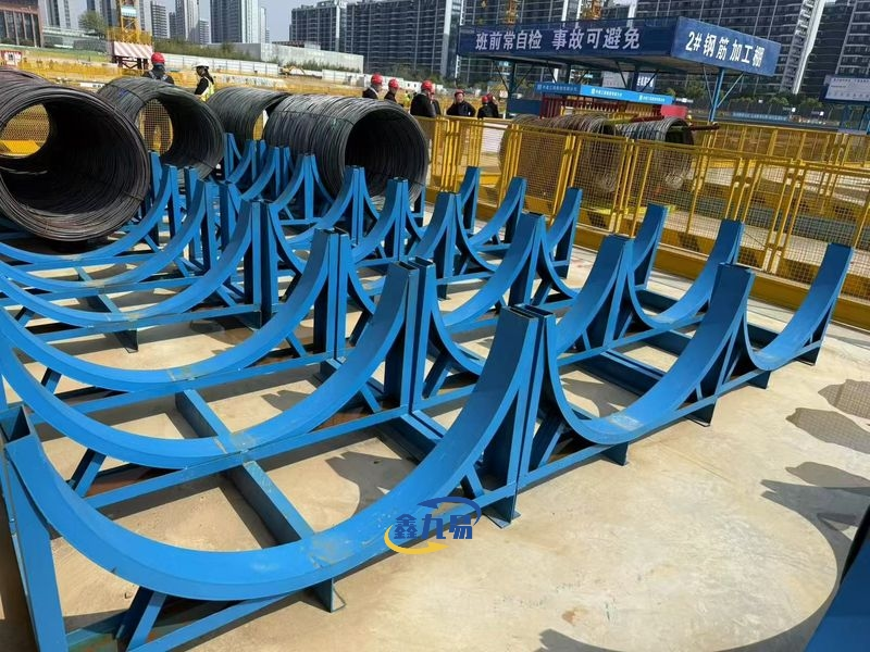 Rebar Coil Storage Cradle Rack Rebar Coil Storage Cradle Rack