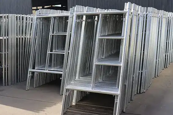 Double ladder Walk-Through Scaffolding