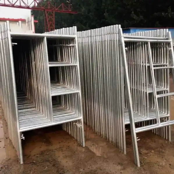 Double Ladder Walk-Through Scaffolding