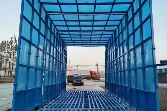 Low-Noise Construction Site Wheel Wash System for Urban Projects