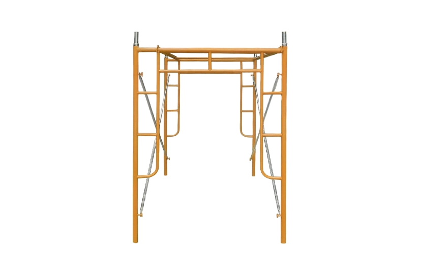 What is Double Ladder Walk-Through Scaffolding?